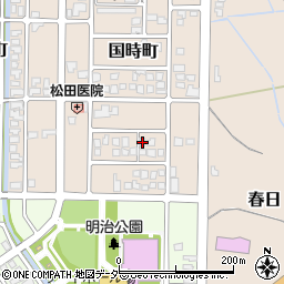 福井県大野市国時町1315周辺の地図