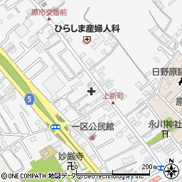埼玉県上尾市原市1552-2周辺の地図