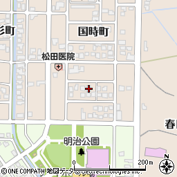 福井県大野市国時町1313周辺の地図