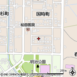 福井県大野市国時町1310周辺の地図