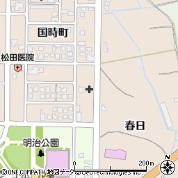 福井県大野市国時町1503周辺の地図
