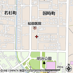 福井県大野市国時町1103周辺の地図
