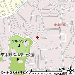 埼玉県春日部市東中野1353周辺の地図