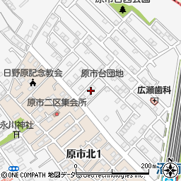 埼玉県上尾市原市2071-8周辺の地図
