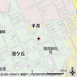 茨城県鹿嶋市港ケ丘1147-14周辺の地図