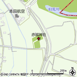 赤城神社周辺の地図