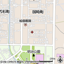 福井県大野市国時町1309周辺の地図