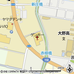ゲンキー株式会社　大野店周辺の地図