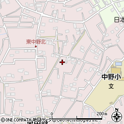 埼玉県春日部市東中野1494周辺の地図