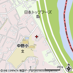埼玉県春日部市東中野601周辺の地図