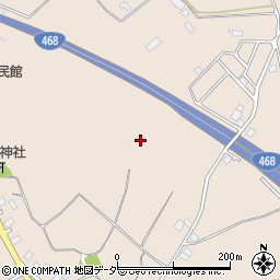 茨城県稲敷市月出里周辺の地図