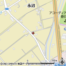 埼玉県春日部市永沼1155周辺の地図