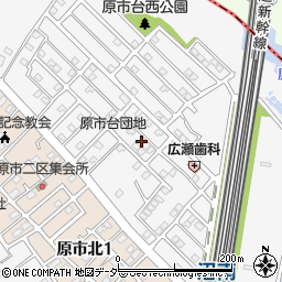 埼玉県上尾市原市2070-10周辺の地図