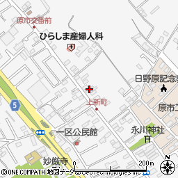 埼玉県上尾市原市1487-1周辺の地図