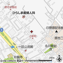 埼玉県上尾市原市1487-2周辺の地図