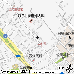 埼玉県上尾市原市1483周辺の地図