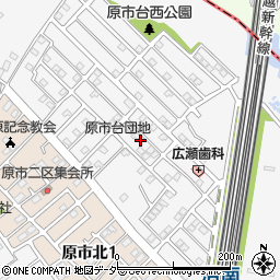 埼玉県上尾市原市2070周辺の地図