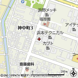 株式会社カブト　神中工場周辺の地図