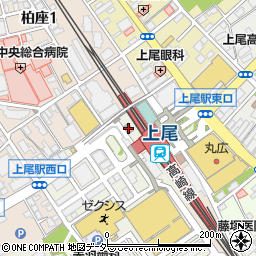 上尾市上尾駅出張所周辺の地図