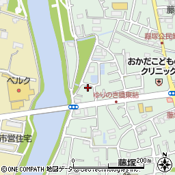 埼玉県春日部市藤塚2855周辺の地図
