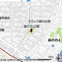 茨城県つくばみらい市絹の台5丁目14周辺の地図