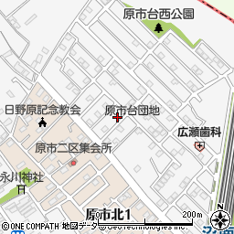 埼玉県上尾市原市1788-11周辺の地図