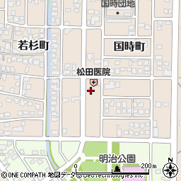 福井県大野市国時町1111周辺の地図