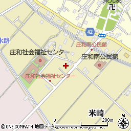 埼玉県春日部市米崎493-1周辺の地図