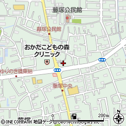 埼玉県春日部市藤塚1700周辺の地図