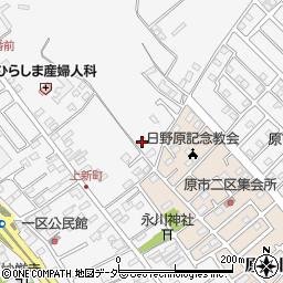 埼玉県上尾市原市1549-3周辺の地図