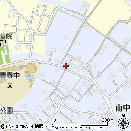 埼玉県春日部市南中曽根59周辺の地図