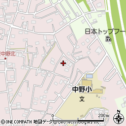 埼玉県春日部市東中野1555周辺の地図