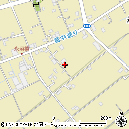 埼玉県春日部市永沼1286周辺の地図