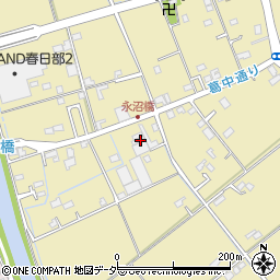 埼玉県春日部市永沼172周辺の地図