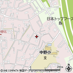 埼玉県春日部市東中野1556周辺の地図