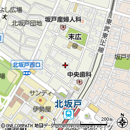 埼玉県坂戸市末広町6-16周辺の地図