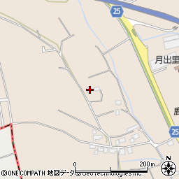 茨城県稲敷市月出里986周辺の地図
