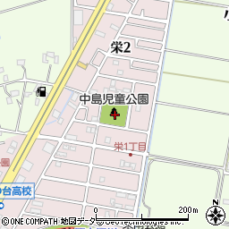 中島児童公園周辺の地図