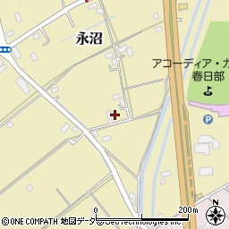 埼玉県春日部市永沼1149周辺の地図