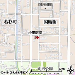 福井県大野市国時町1101周辺の地図
