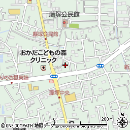 埼玉県春日部市藤塚1708周辺の地図