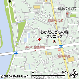 埼玉県春日部市藤塚1234周辺の地図