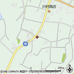 茨城県牛久市岡見町1234周辺の地図