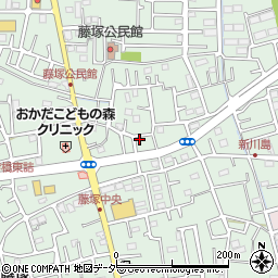 埼玉県春日部市藤塚1733周辺の地図