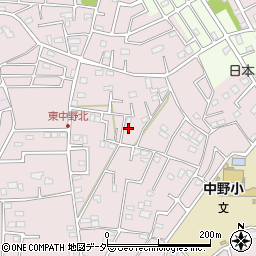 埼玉県春日部市東中野1517周辺の地図