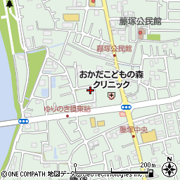 埼玉県春日部市藤塚1231周辺の地図