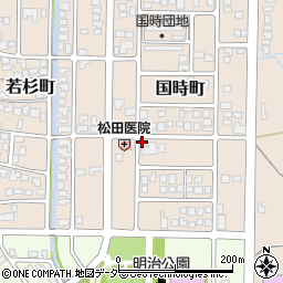福井県大野市国時町1206周辺の地図