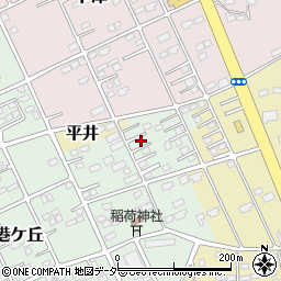 茨城県鹿嶋市港ケ丘1147-38周辺の地図