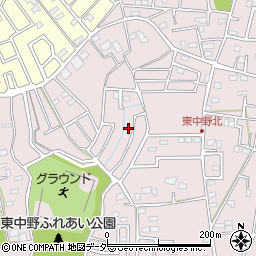 埼玉県春日部市東中野1352周辺の地図