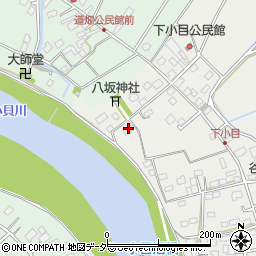 茨城県つくばみらい市下小目6周辺の地図